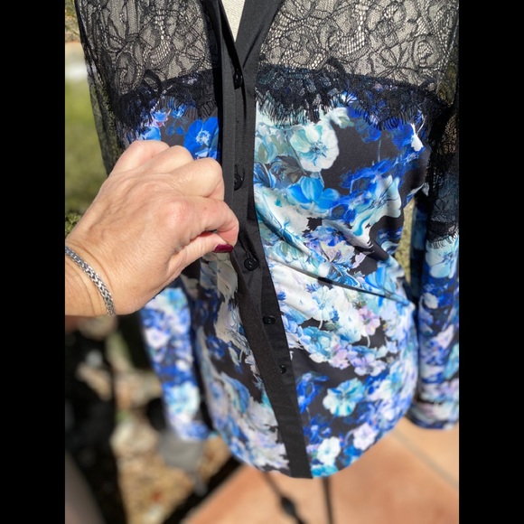 Robbi & Nikki by Robert Rodriguez Floral, Lace BTN - Picture 6 of 6